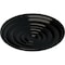 Ekena Millwork Carton Ceiling Medallion (For Canopies up to 2 5/8"), Hand-Painted Black Pearl, 12 5/8"OD x 1"P CM13CABPS - alternate 4